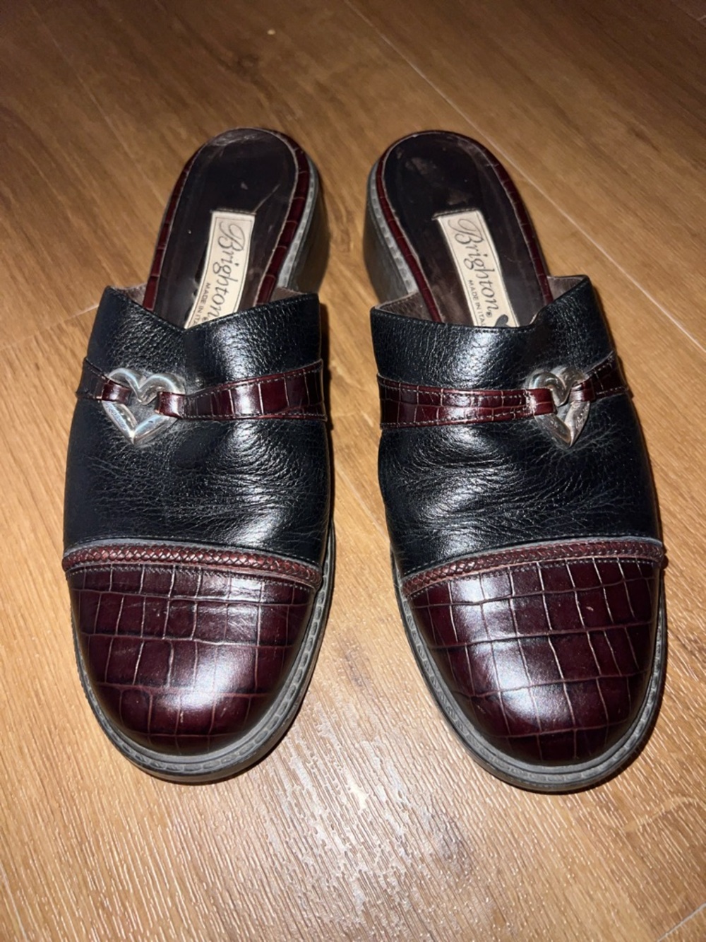 Size 7 1/2 Brighton Mules